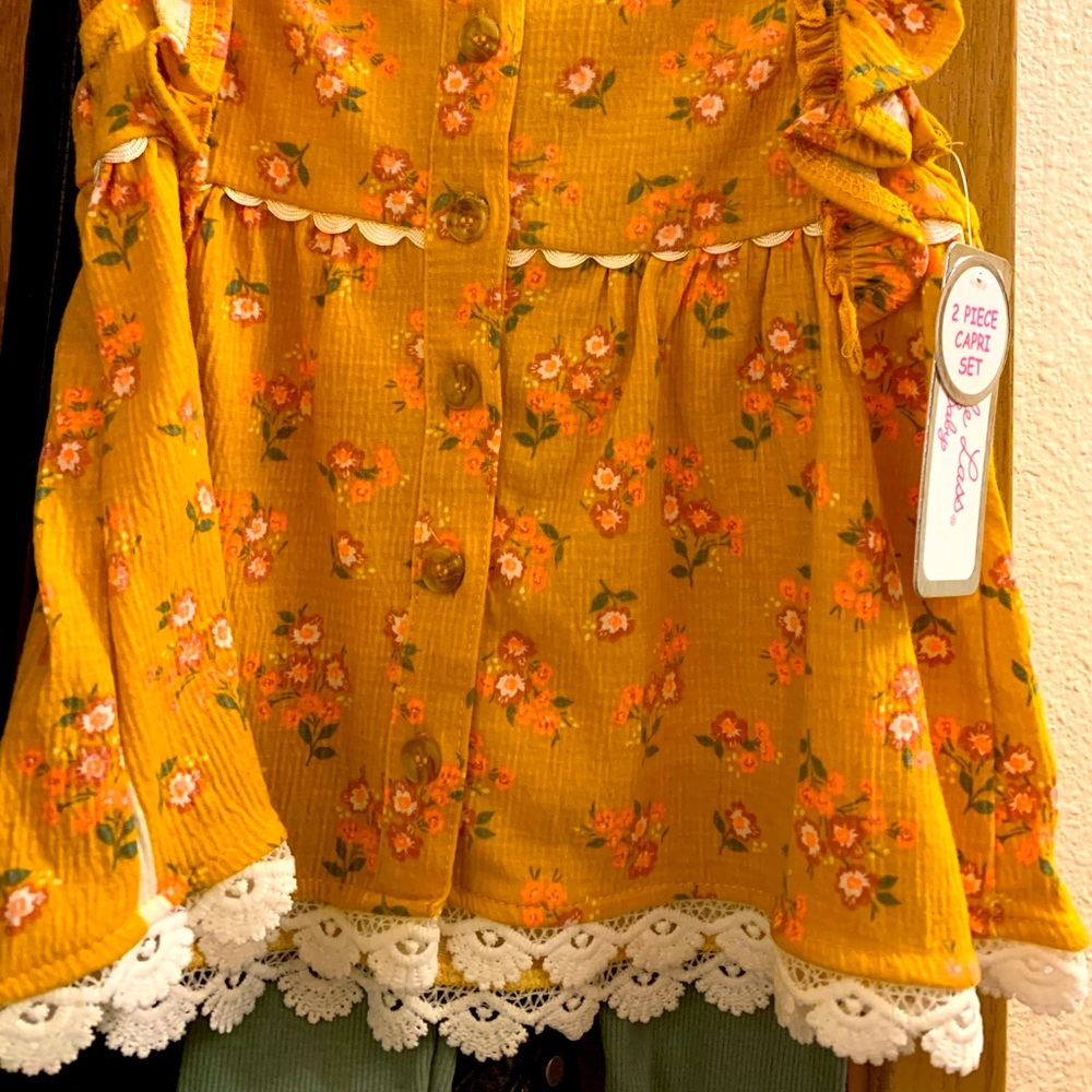 2 piece outfit by little lass toddler baby 24M